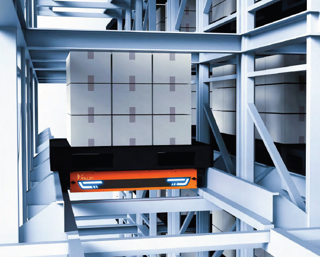 『パレット保管システム』パレット式自動倉庫　モバイルロボット