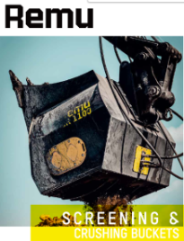 Remuスクリーニングバケット／クラッシングバケット