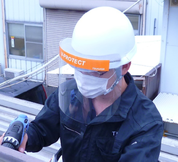 ヘルメット用フェイスシールド