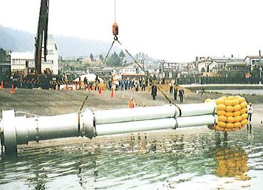 間欠式空気揚水筒システム『レイクリフターシステム』