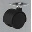 Dual Wheel Caster for Light Loads 'S-4UR-P'