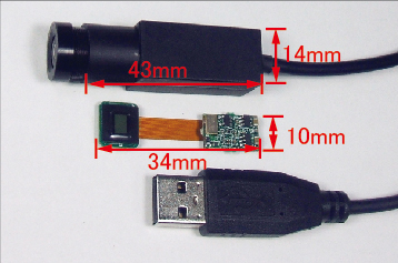 超超小型ミニカメラ ARTCAM-022MINI　