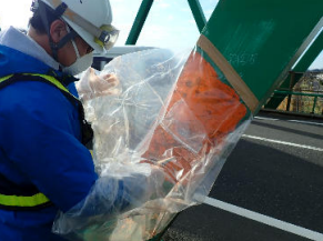 【サービス】橋梁等鋼構造物の塗膜中の有害物質試験