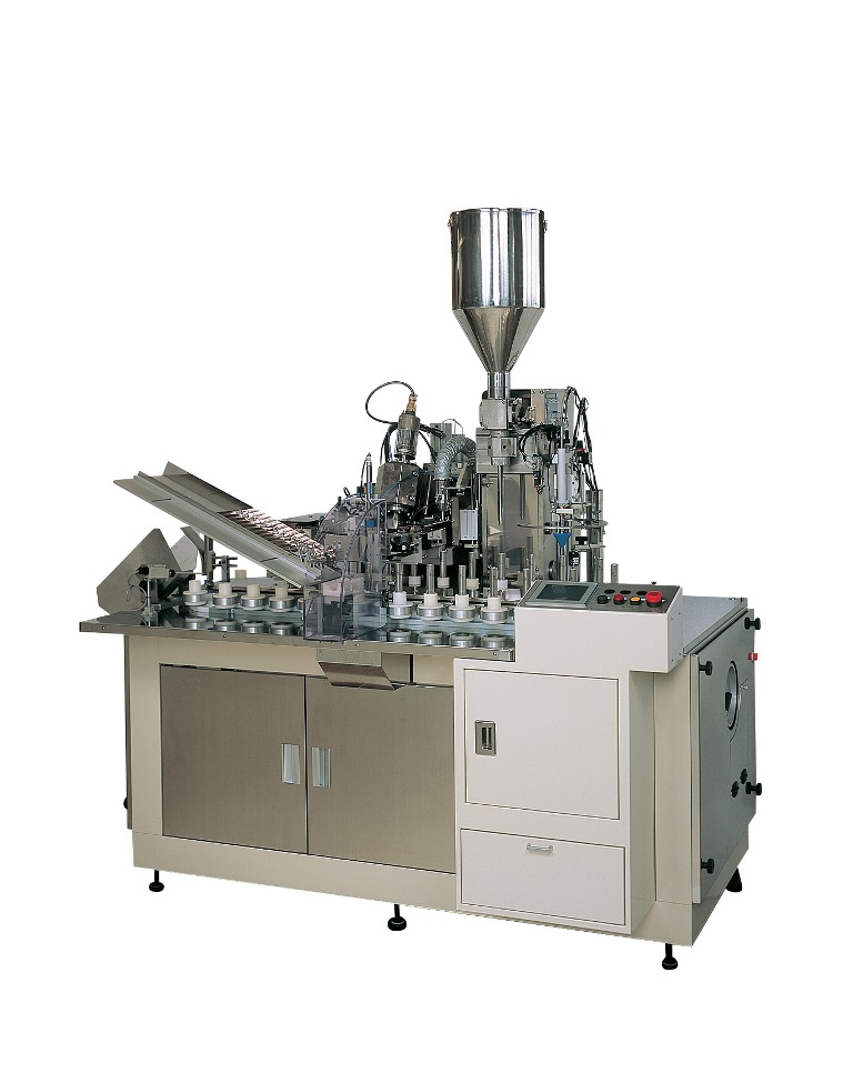 ななめ超音波シール式チューブ充填機　TUF-2000