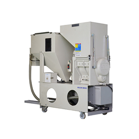 Plastic runner crushing mixing mach...