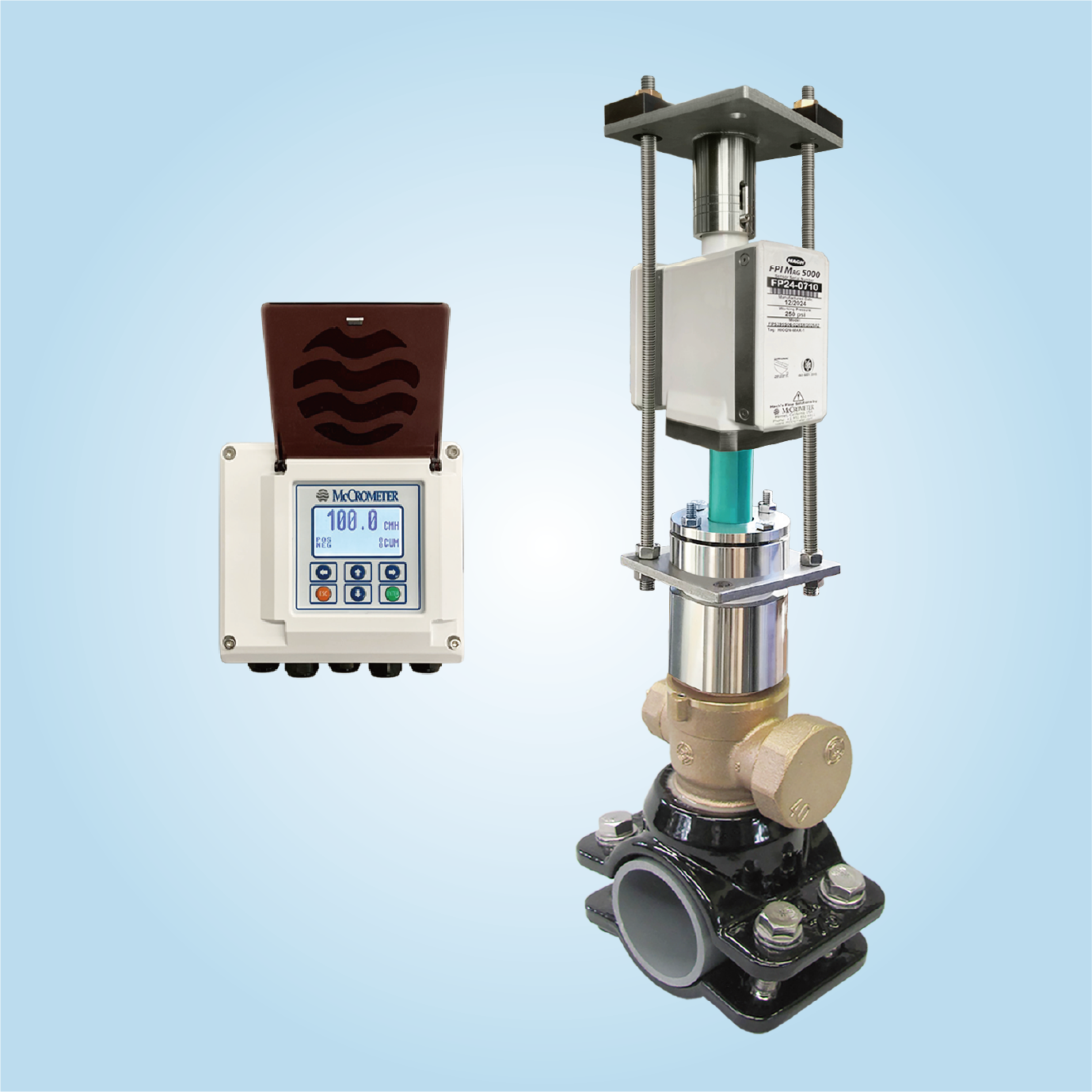 挿入型電磁流量計 メタルシングルマグ