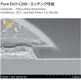 Cu etching solution "Pure Etch C series"