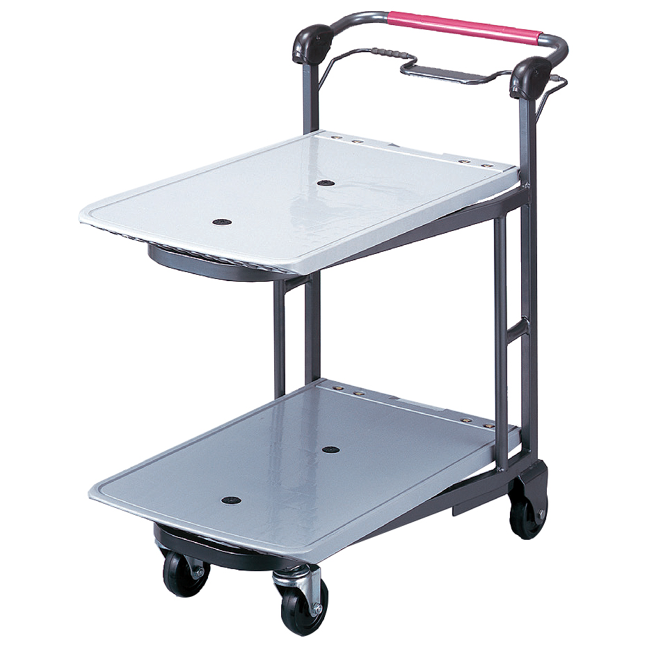 スタッキングカート ブレーキ付/品番M1957T029-01T シロ産業