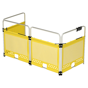 組立式安全柵(ポケット付)／品番　M196NTBP-4P