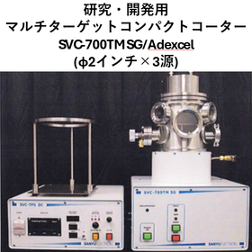 3種類同時に装着可能！デスクトップDCスパッタコーター