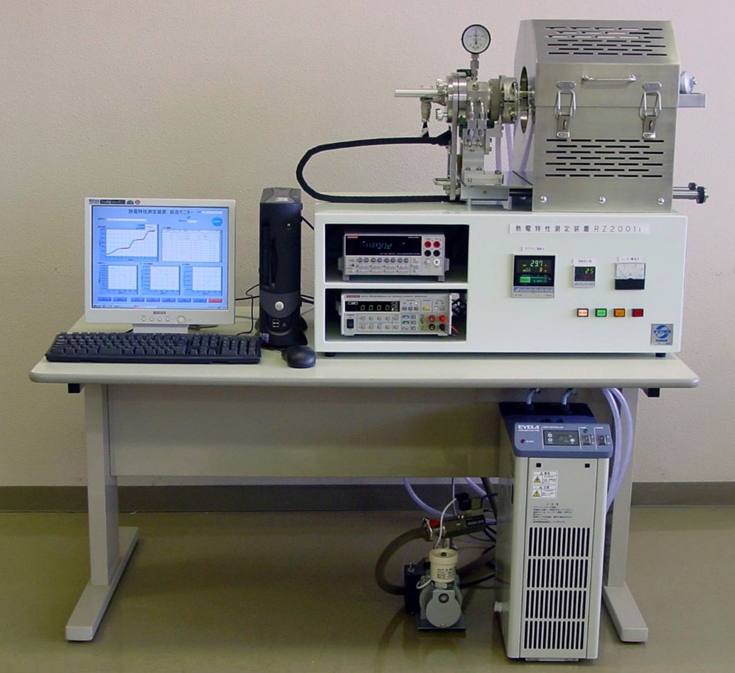 熱電特性測定装置『MODEL RZ2001i』
