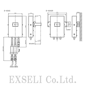 60MHz帯 特殊分配比型電力分配器【D-060S】
