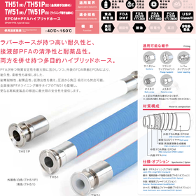 【TH51/TW51】EPDM+PFAハイブリッドホース