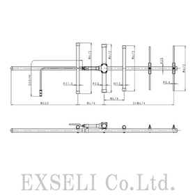 【防雪カバー付広帯域5素子八木アンテナ】5BD-4502RD