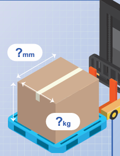 パレットスケール＆パレットメジャー「パレットメジャーくん」