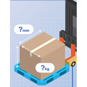 パレットスケール＆パレットメジャー「パレットメジャーくん」