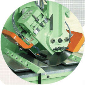 アルミ用Vカットソー VM22-600WJ 2軸45度切断機