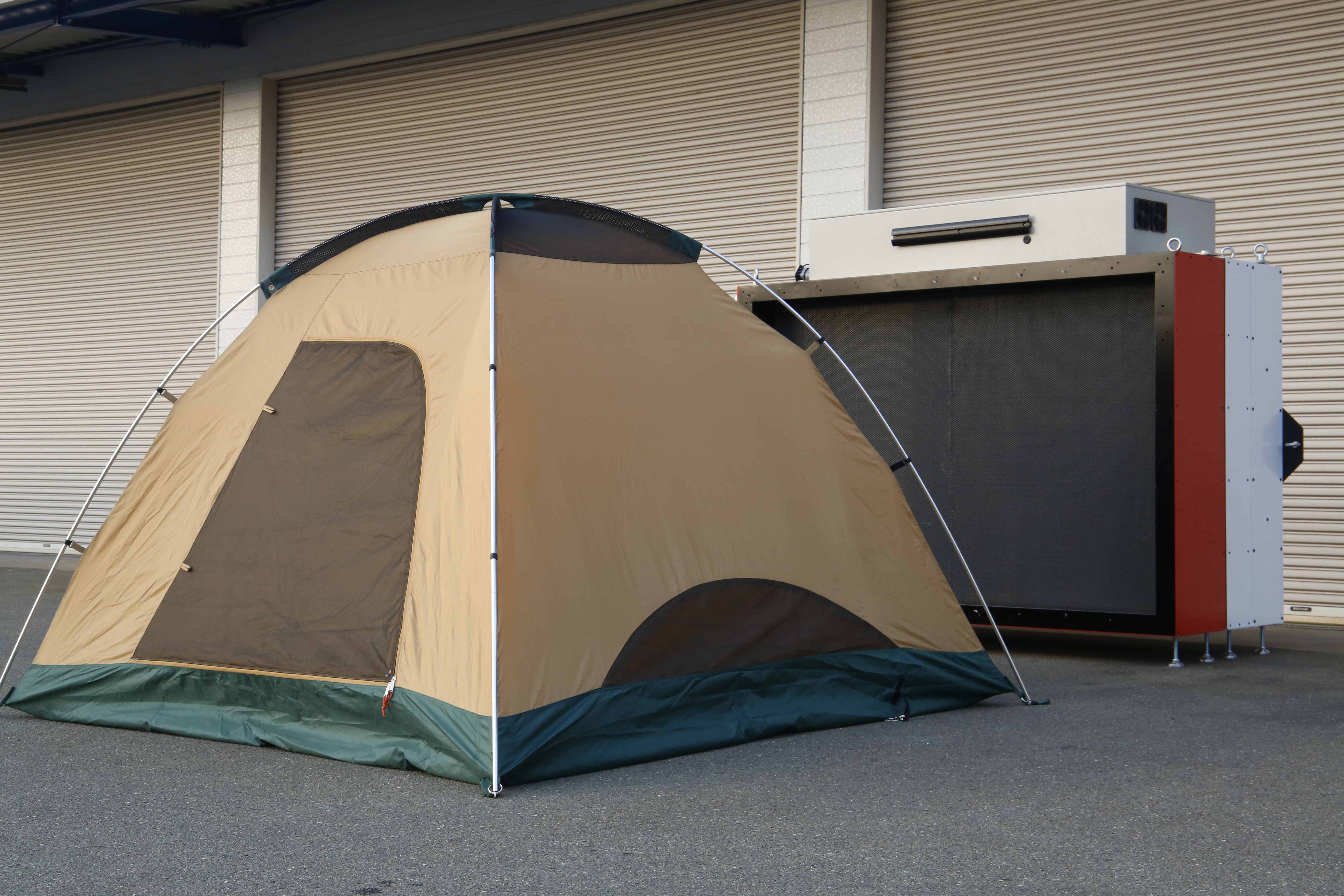 建築・テントの耐風試験に　小型風洞　Aero Optimシリーズ
