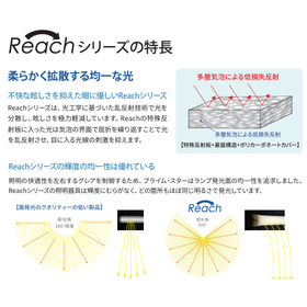 【Reachシリーズ】目にやさしいLED照明