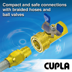 Compatible with High-Viscosity Fluids &ndash; TSP CUPLA with Ball Valve