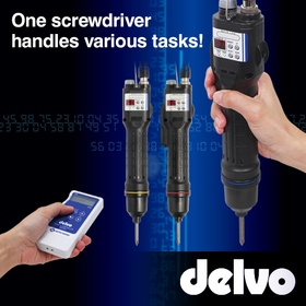 Built-In Counter Function - "delvo" Brushless Type S Series Electric Screwdrivers