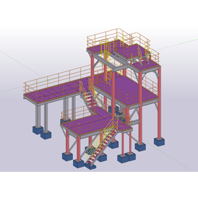 Tekla Structuresによる一貫システム【 架台 】