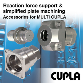 AUTO CLAMP UNIT and Adapter for MULTI CUPLA, Multiple Piping Connection
