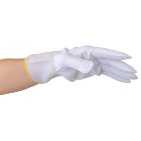 低発塵で糸くずが出にくい軍手タイプ手袋！シーラー手袋