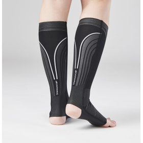 Calf and ankle support for long hours of standing work or desk work.