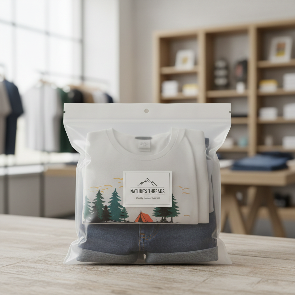 【パッケージ】【アパレルメーカー必見！】『三方チャック袋』