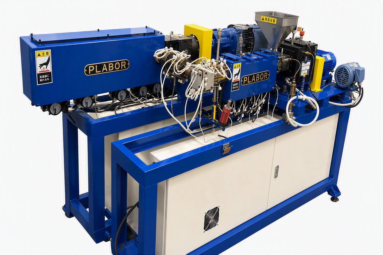 ＜PSU＞の開発に適し高温環境で連続使用できる『小型二軸押出機』