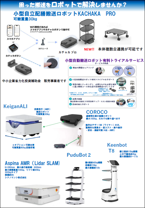 搬送・運搬ロボット