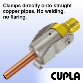 PCV Pipe CUPLA - Weld-Free Connection to Copper Pipes