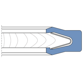 OptiSeal VSC 耐食性スプリング内臓PTFEシール