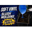 Soft vinyl slash molding material