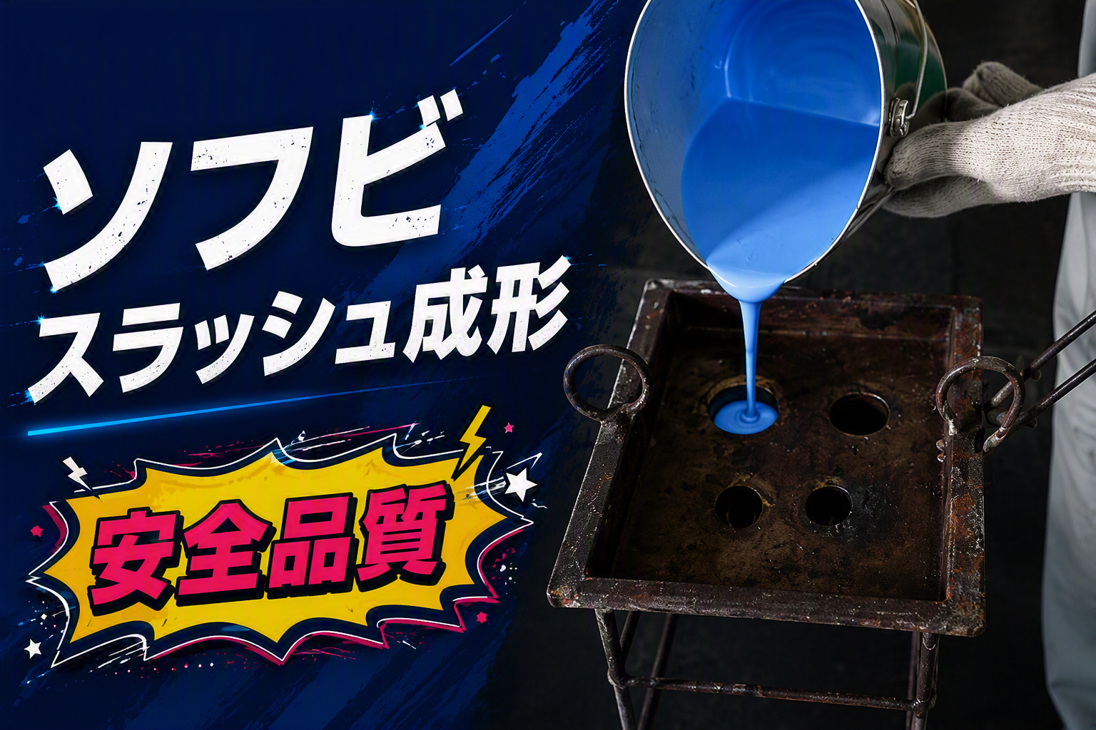 ソフビ　スラッシュ成形材料