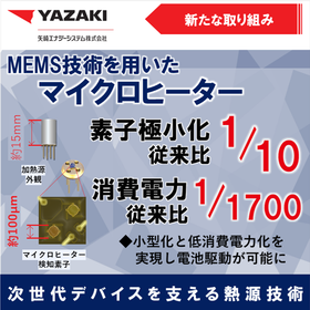 【マイクロヒーター】瞬時加熱・精密温度制御を実現する熱源技術