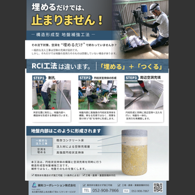 地盤補強RCI工法