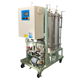 Compressor drain treatment device "...