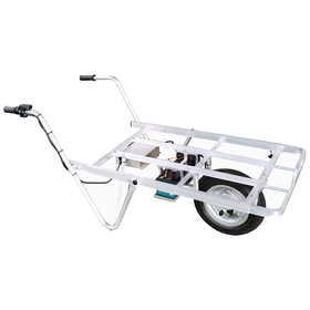 アルミ軽量電動一輪運搬台車／品番　M1008EAL-80KG