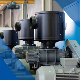 【PSA・VSA装置対応】省スペース設計の産業用ルーツ式ブロワ