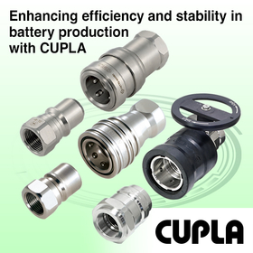 Enhance Efficiency in Secondary Battery Manufacturing Processes with Quick Connect Couplings CUPLA