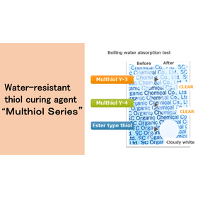 Water-resistant thiol curing agent ...