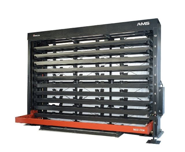 シートメタル・長尺材用多目的収納庫『AMASPACE』