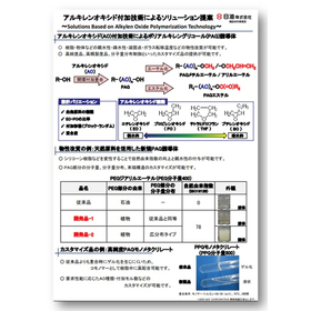 「アルキレンオキシド付加技術」によるソリューション提案