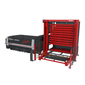 レーザマシン用低ハイトパレットチェンジャー『AS-3015C』