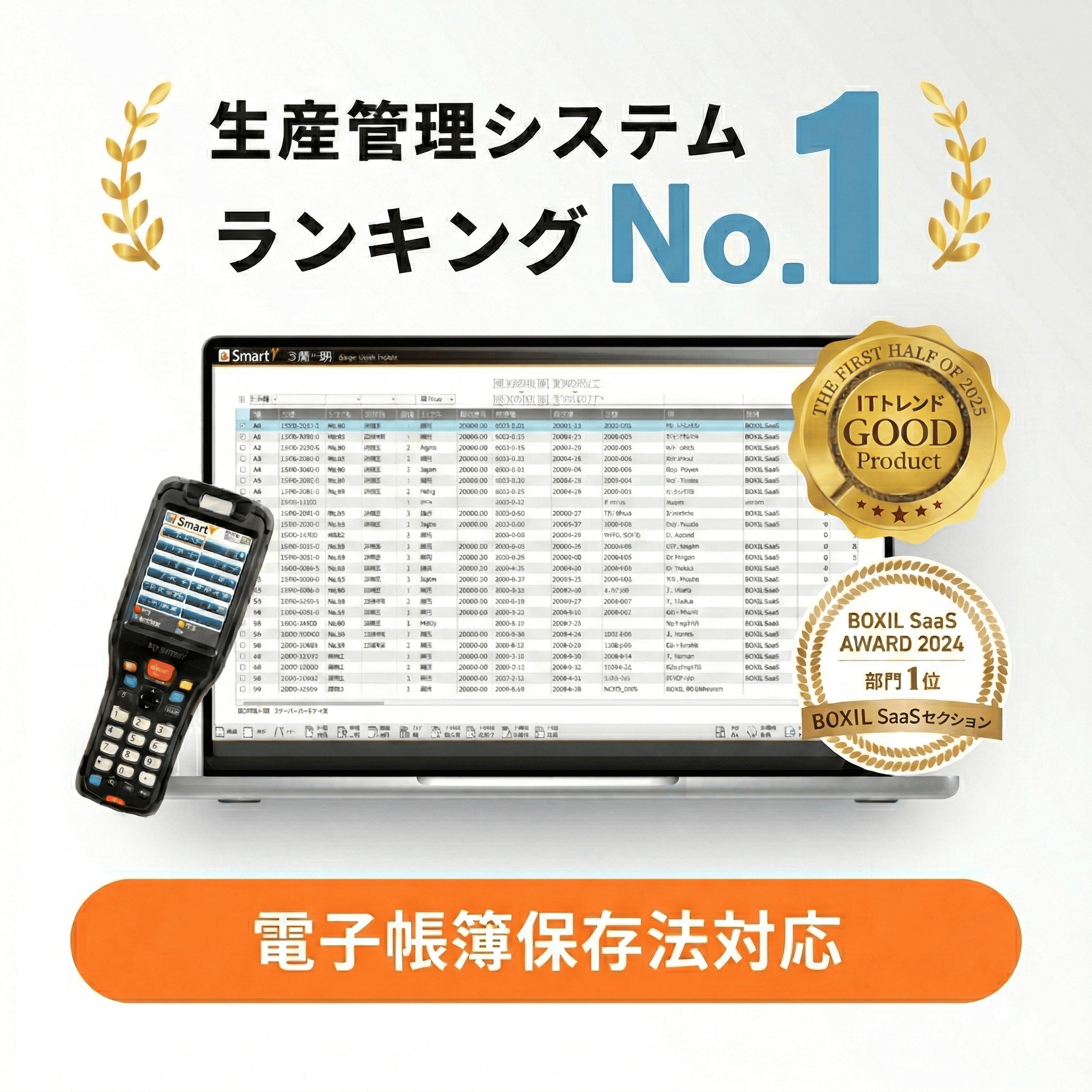 化粧品業界向け 生産管理システム『SmartF』