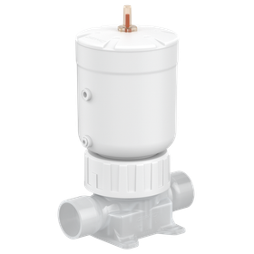 半導体工場の薬液の大量供給・分配向けフッ素樹脂バルブ