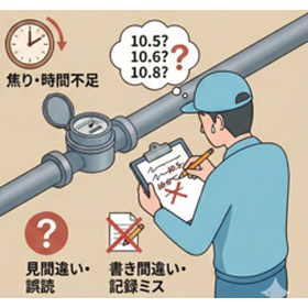 メーター点検におけるヒューマンエラーの原因とは?(コラム)