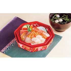 環境配慮独自素材バイオBF　プラスチック食品容器(CBF折詰丼)